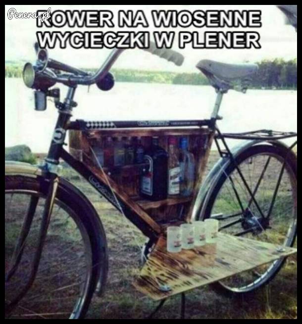 Rower na wiosenne wycieczki w plener