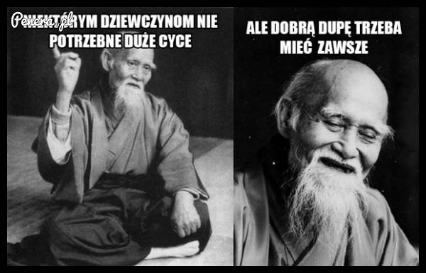 Stare chińskie przysłowie mówi że nie wszystkie muszą mieć