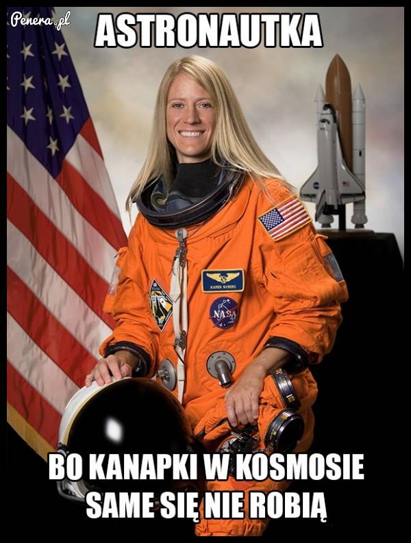 Astronautki też są potrzebne