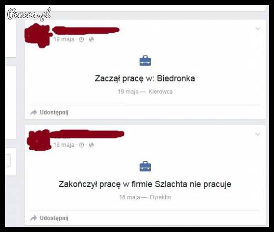 Awansował w pracy
