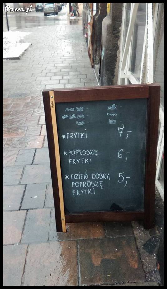 Cena należna od Twojej kultury osobistej