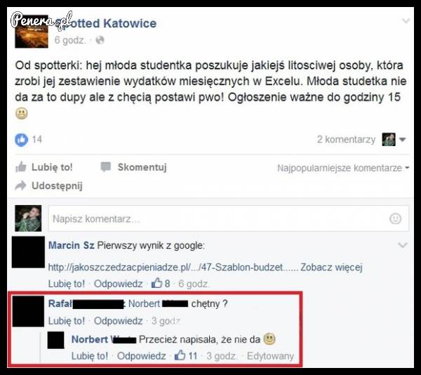 Ciekawe czy ktoś jej to zrobił