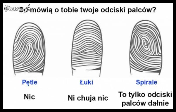 Co mówią o Tobie twoje odciski palców?