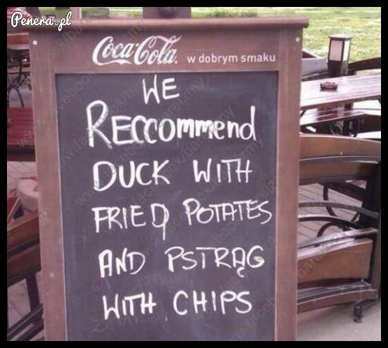 Cóż za znajomość angielskiego