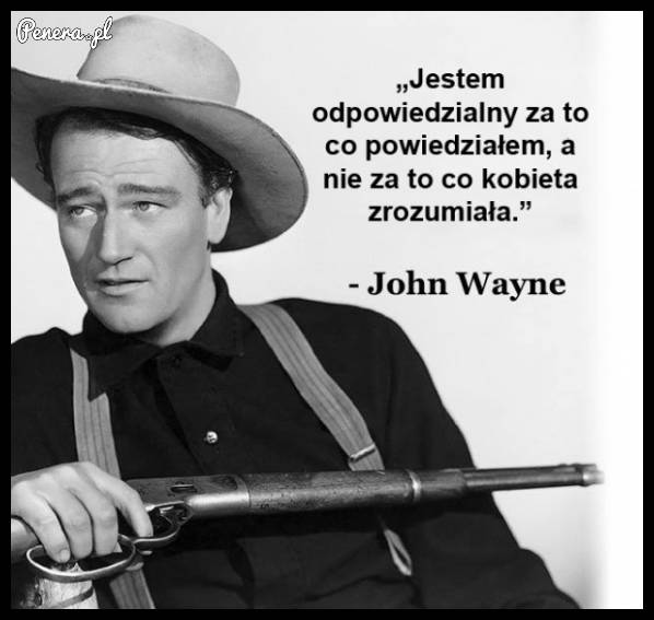Jestem odpowiedzialny za to co powiedziałem a nie...