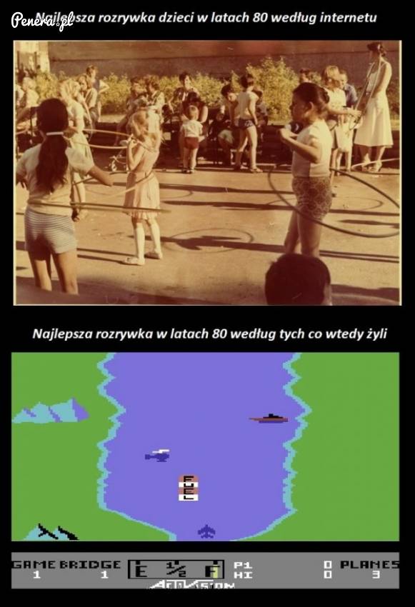Najlepsza rozrywka w latach 80 według internetu