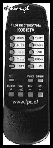 Pilot do sterowania kobietą