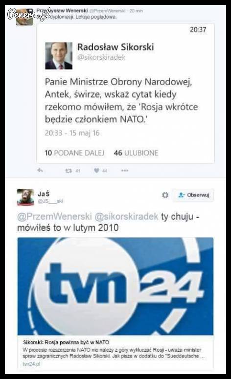 Radek Sikorski i jego samozaoranie