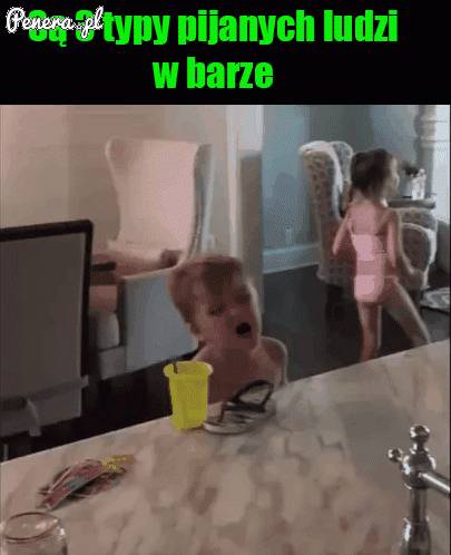 Są trzy typy pijanych ludzi w barze