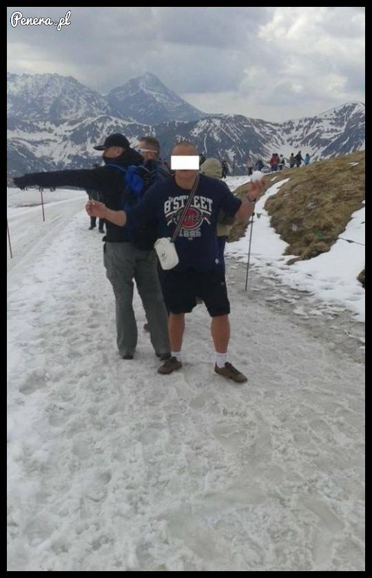 Świetnie przygotowany na wyjście w góry!