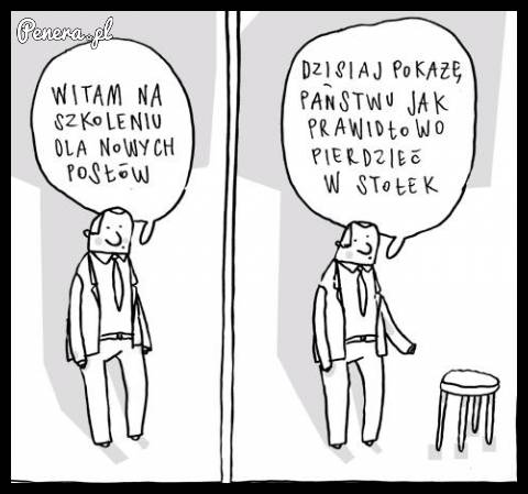 Tak wygląda szkolenie nowych posłów