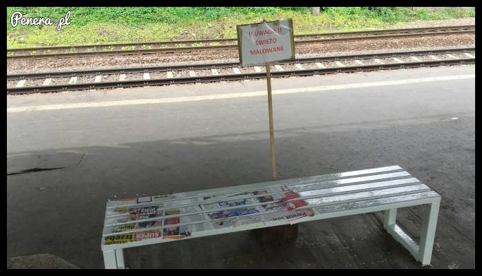 Uwaga świeżo malowane