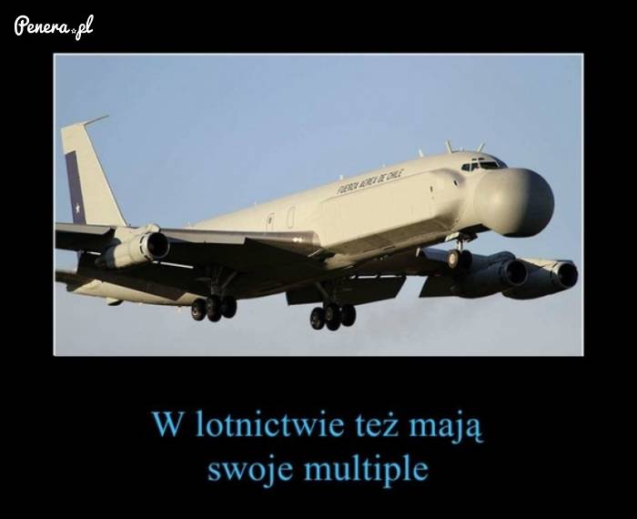 W lotnictwie też mają swoje Multiple