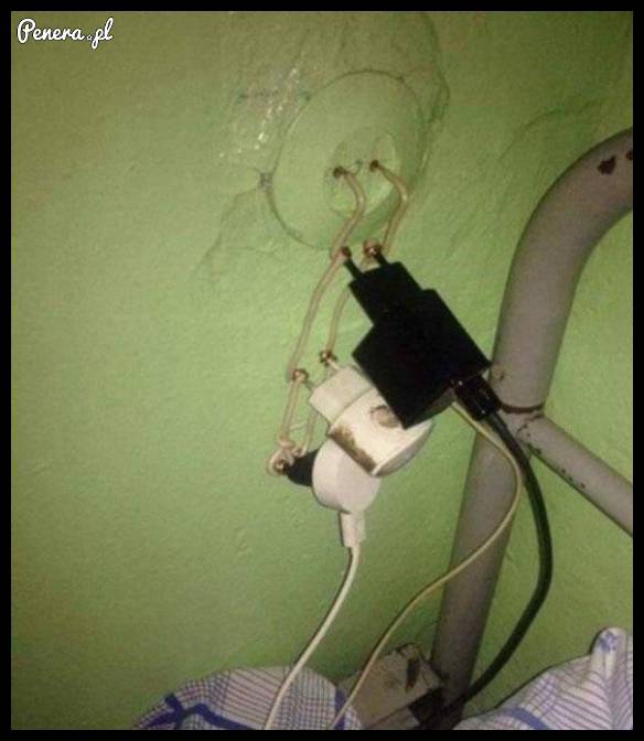 Ważne że działa i nie iskrzy