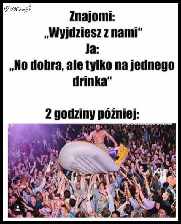 Zazwyczaj tak się kończy wyjście na chwilę