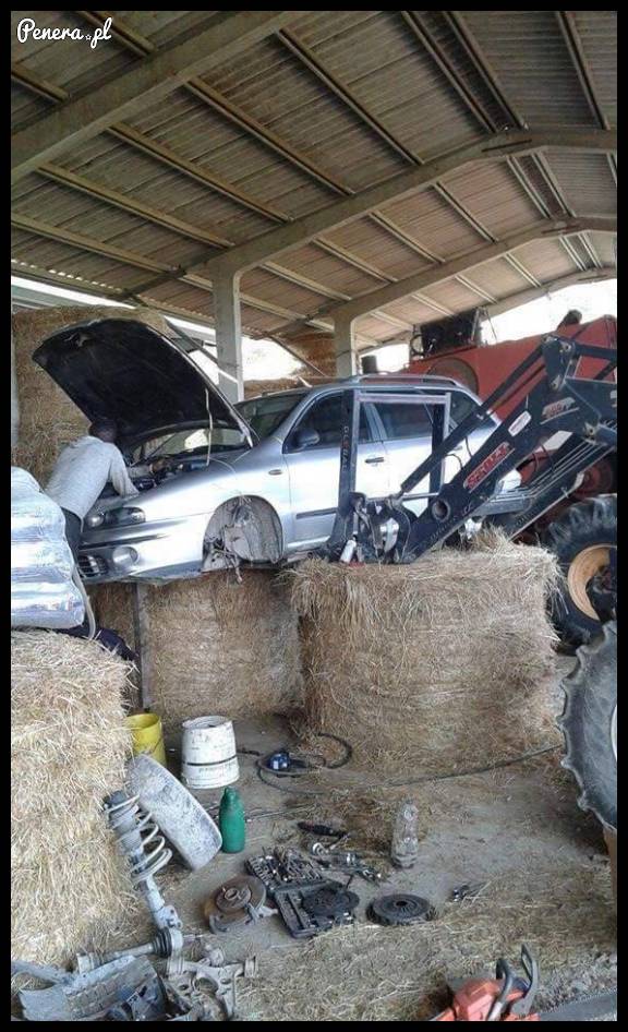 Zenek stawiaj auto na snopki i będziemy robić