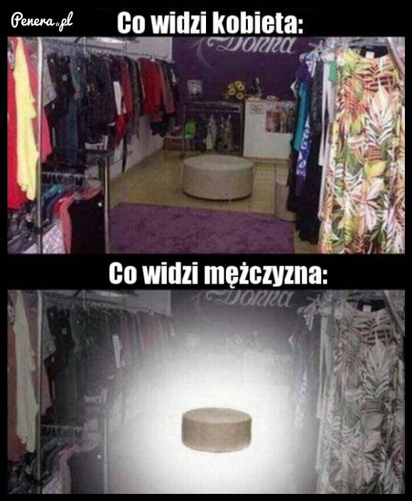 Co widzi kobieta vs co widzi mężczyzna