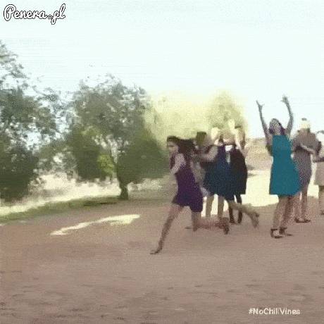 Desperatka łapie welon