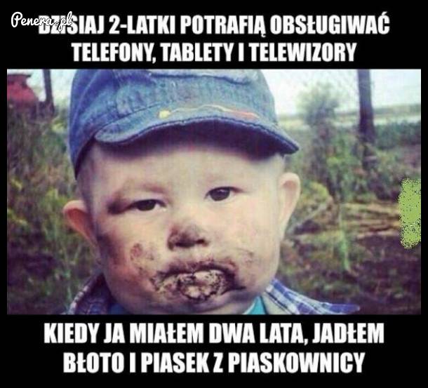 Dzisiejsze 2-latki tyle potrafią