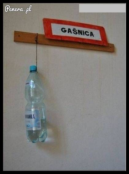 Gaśnica - w razie czego odkręcić