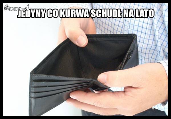 Jedyne co schudło na lato