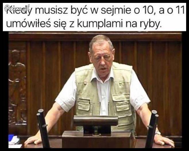 Kiedy musisz być w sejmie na 10