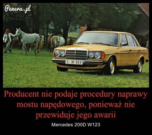 Kiedyś to były Mercedesy