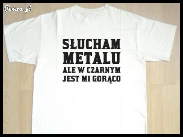Letnia koszulka dla metalowców