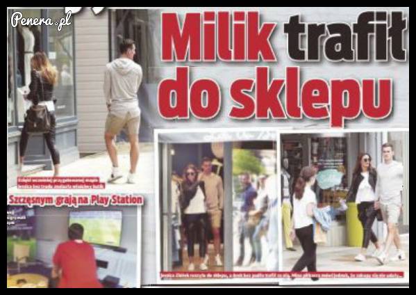 Milik trafił do sklepu
