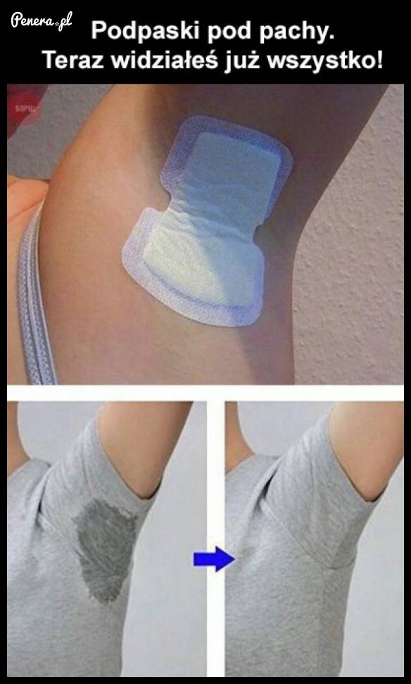 Podpaski pod pachy