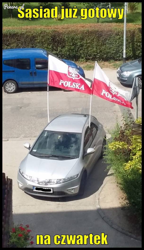 Sąsiad już gotowy na czwartek