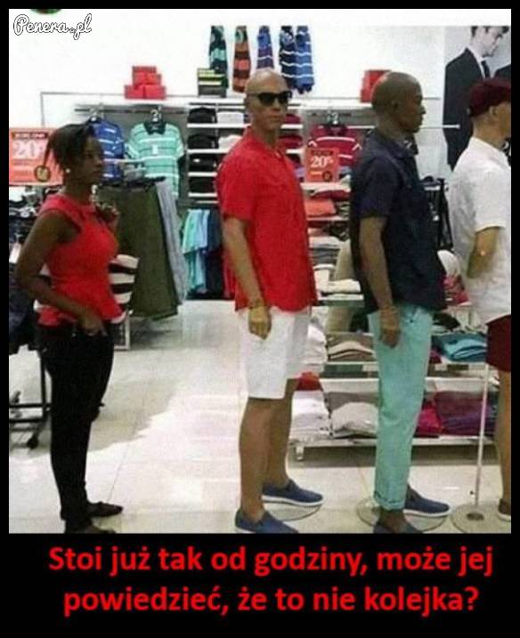 Stoi już tak od godziny