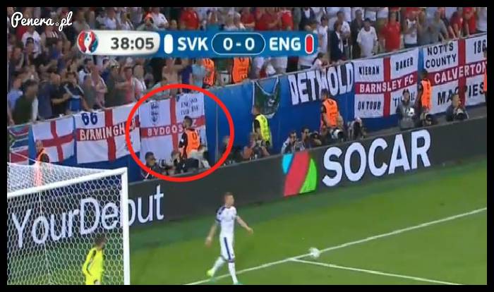 Tymczasem na meczu z Anglią