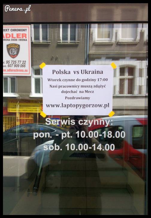 W związku z meczem Polska - Ukraina