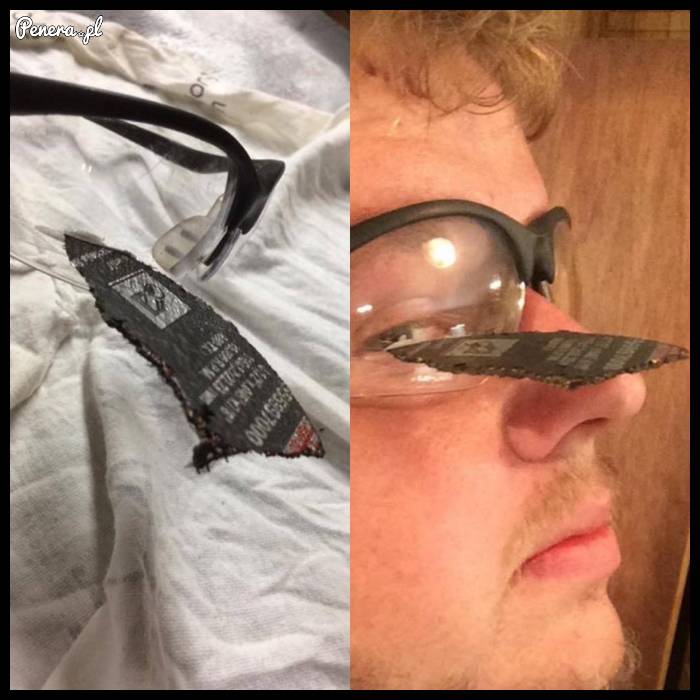 Właśnie po to zakłada się w pracy okulary