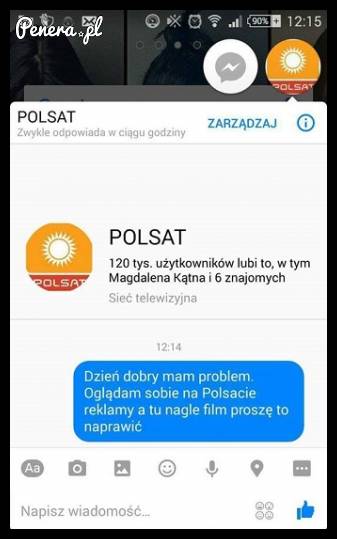 Zażalenie do Polsatu