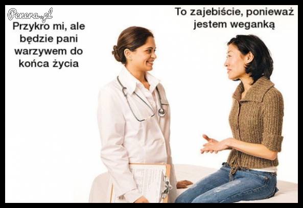 Ciężkie jest życie weganki