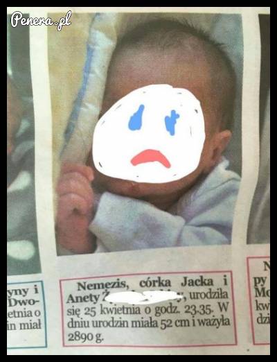 Dać dziecku na imię Nemezis?