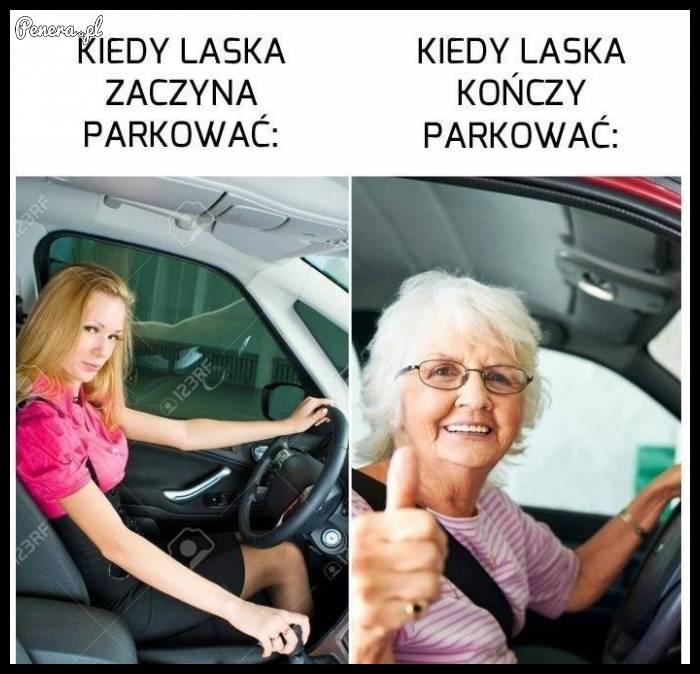Kiedy laska zaczyna parkować