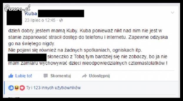 Kuba chyba dostał od mamy bana na wszystko co możliwe