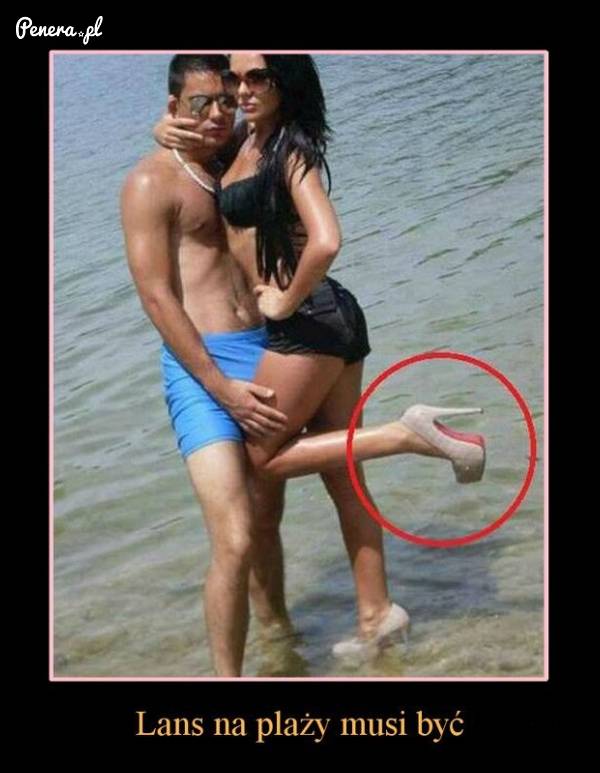 Lans na plaży musi być