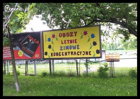 Reklama różnego rodzaju obozów