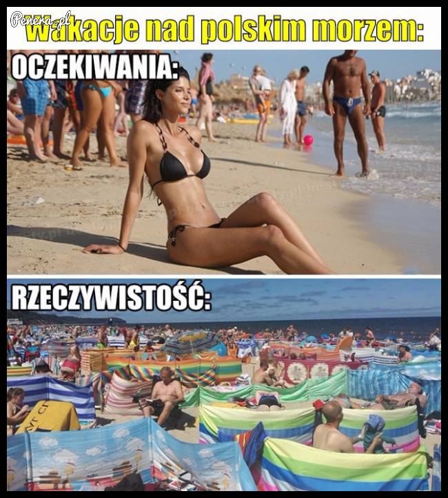 Wakacje nad polskim morzem