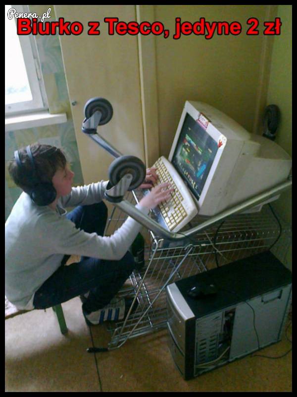 Biurko z Tesco za jedyne 2 złote