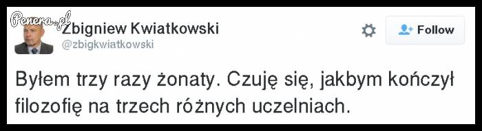 Był trzy razy żonaty