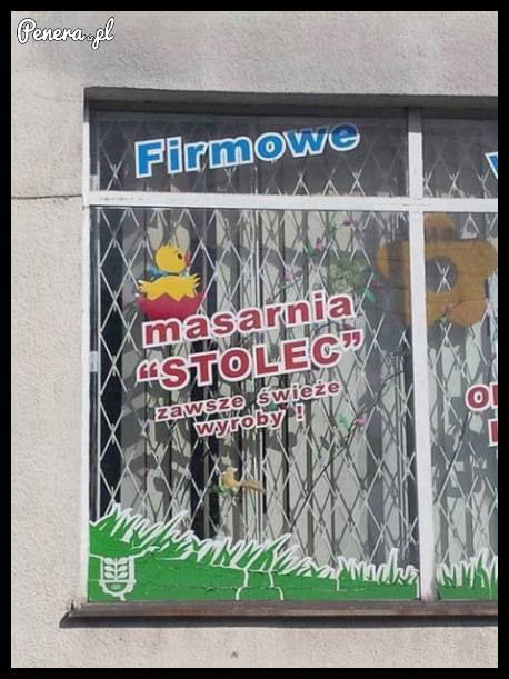 Chyba nie do końca przemyśleli nazwę tej masarni :D