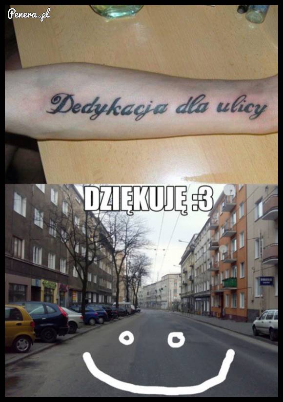 Dedykacja dla ulicy!
