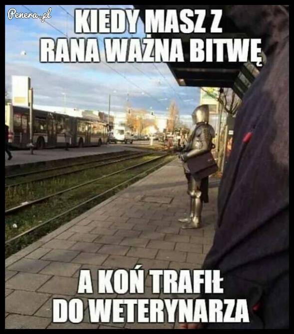 Kiedy masz z rana ważną bitwę