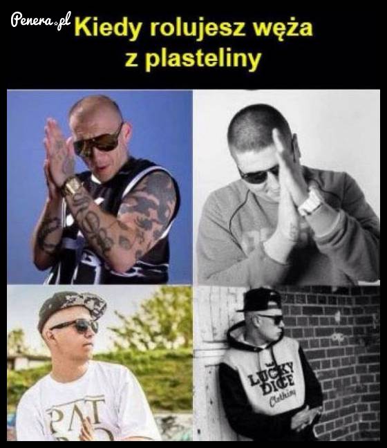 Kiedy rolujesz węża z plasteliny