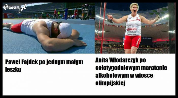 Paweł Fajdek po jednym małym Leszku